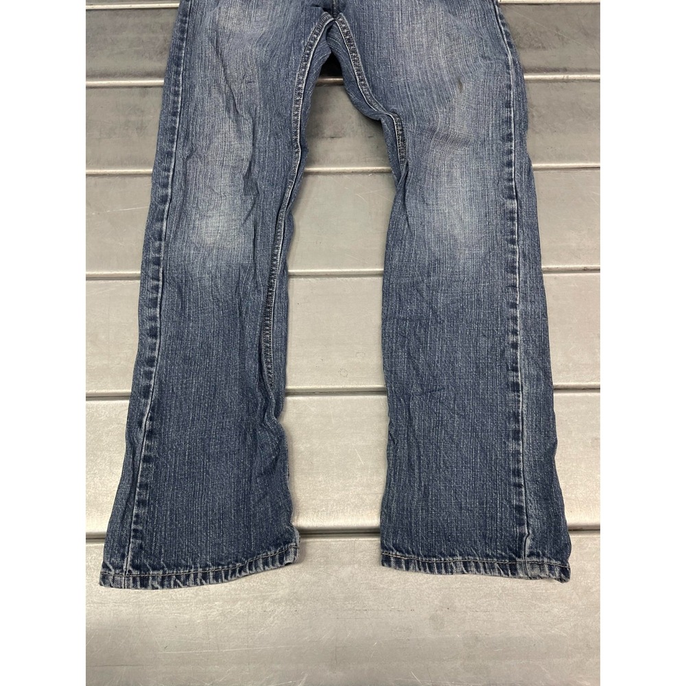 VTG Levis 514 Jeans Mens 31X32 Blue Medium Wash Denim Slim Straight 100% Cotton - Picture 5 of 16